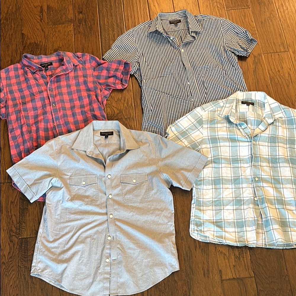 Banana Republic - FOUR Casual Button Down Shirts